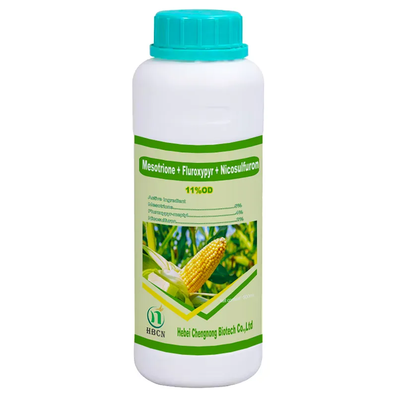 post emergence herbicide for maize Mesotrione 5% Fluroxypyr-meptyl 4% Nicosulfuron 2% OD